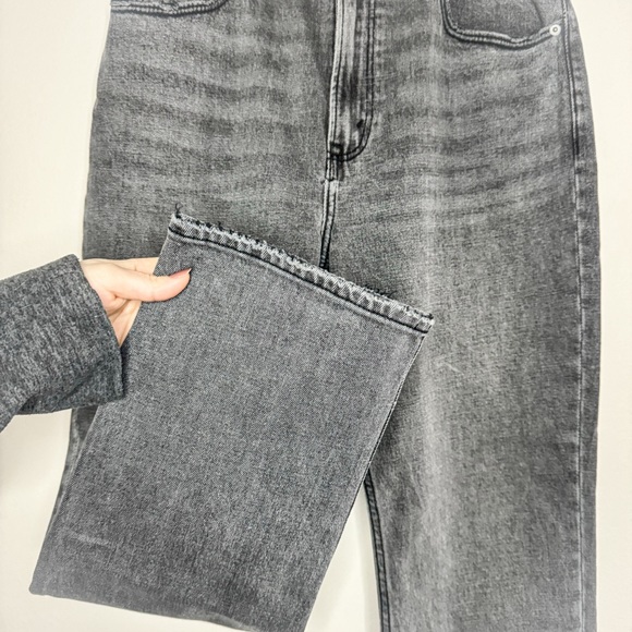 NWOT Abercrombie & Fitch Curve Love Ankle Straight High Rise - Picture 5 of 6